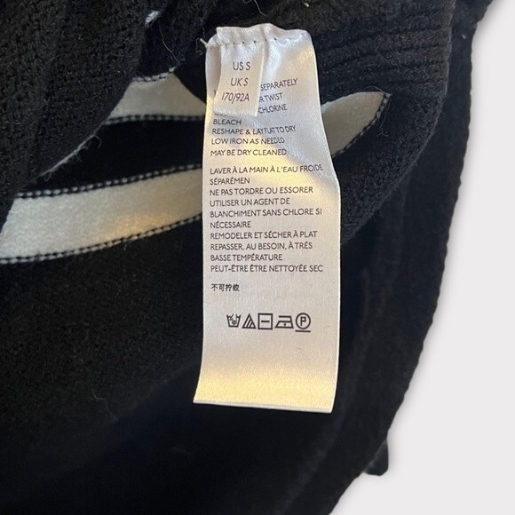 Anthropologie Rebekah Tunic Sweater Black and‎ White Stripe NWT Size Small - Picture 6 of 9